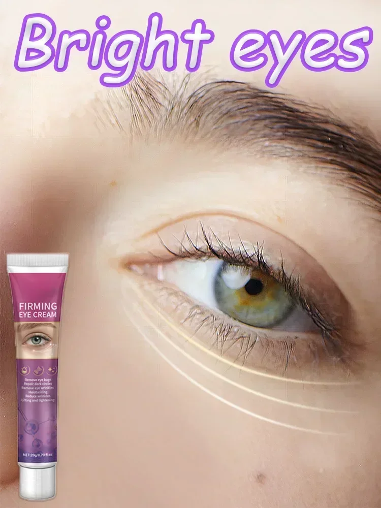 Crema antiarrugas para ojos, ojeras, elimina las bolsas de los ojos, vía hinchazón, trabajo debajo de los ojos, aclaramiento, hidratante, blanqueamiento, cuidado de la piel