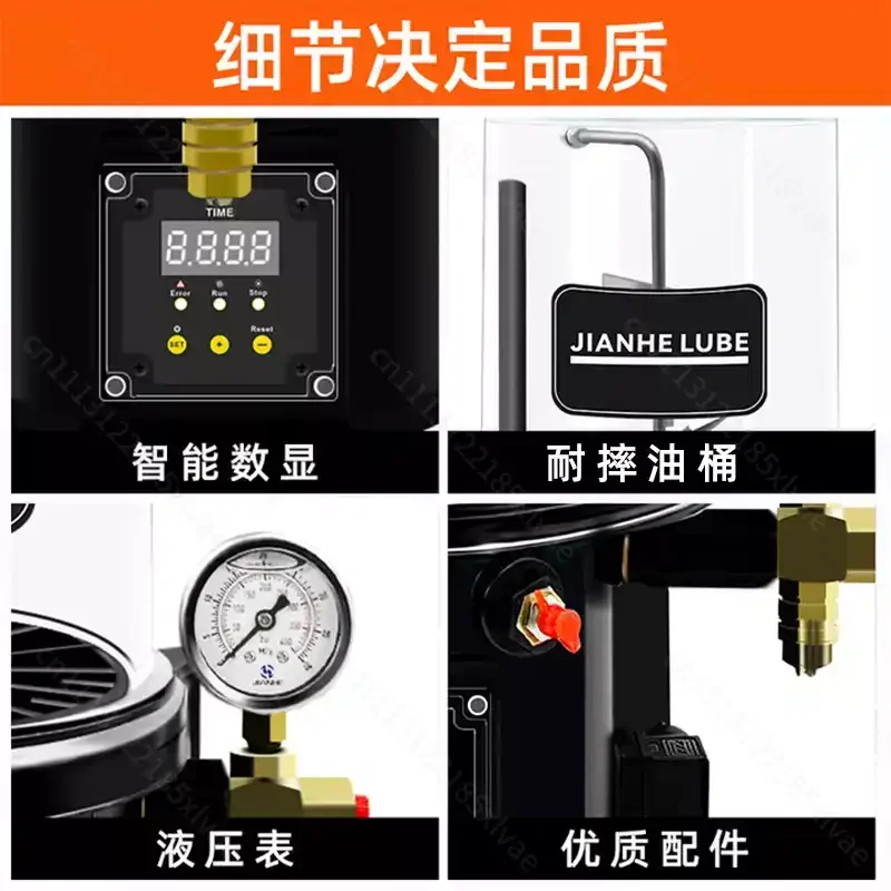 For 12V 24V Automatic Central Lubrication Electric Oil Pump, Excavator Lubrication System Replacement Spare Parts