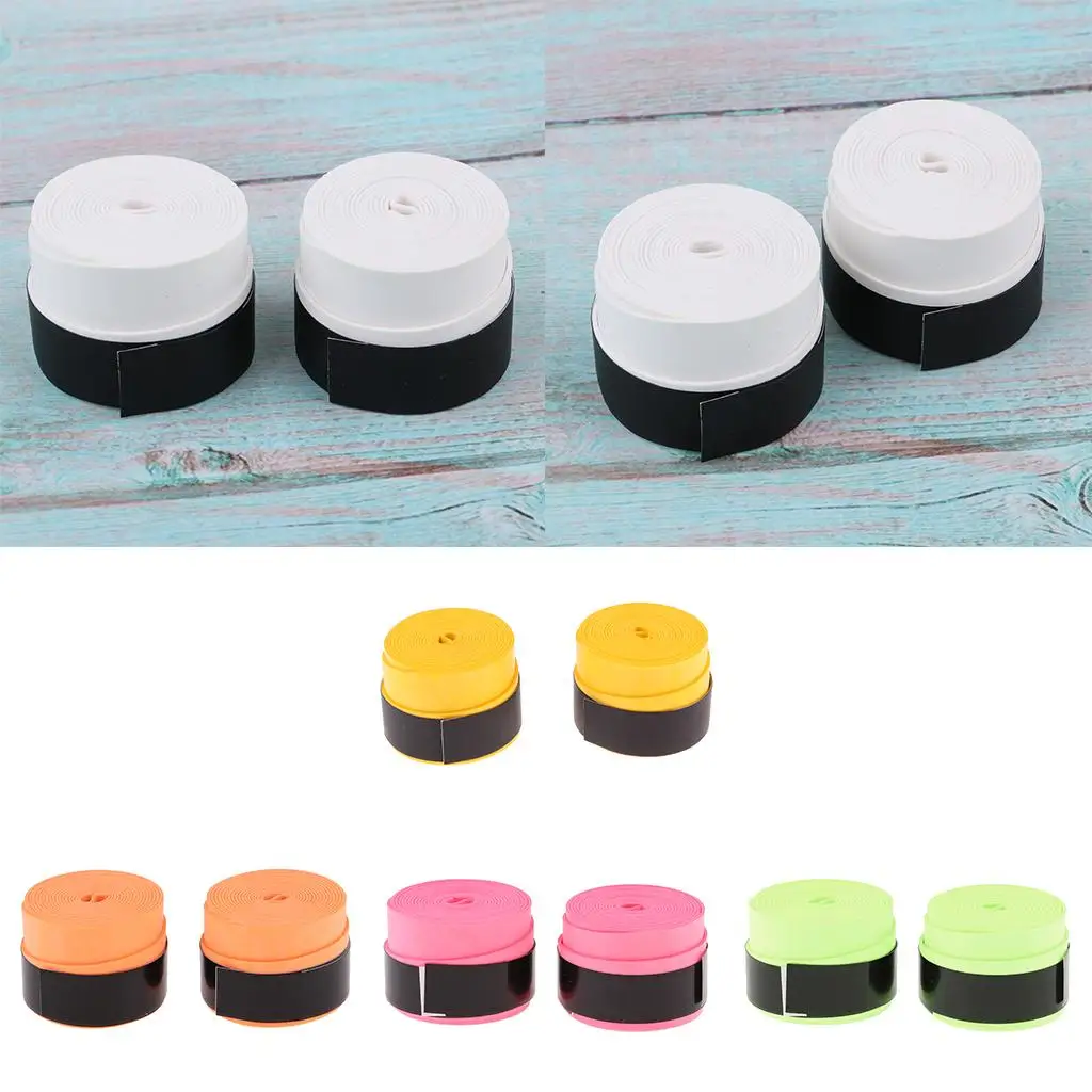 PU Racket Grip Anti Slip Band Breathable Tacky Overgrip Tape Moisture Wicking Wrap for Tennis and Squash