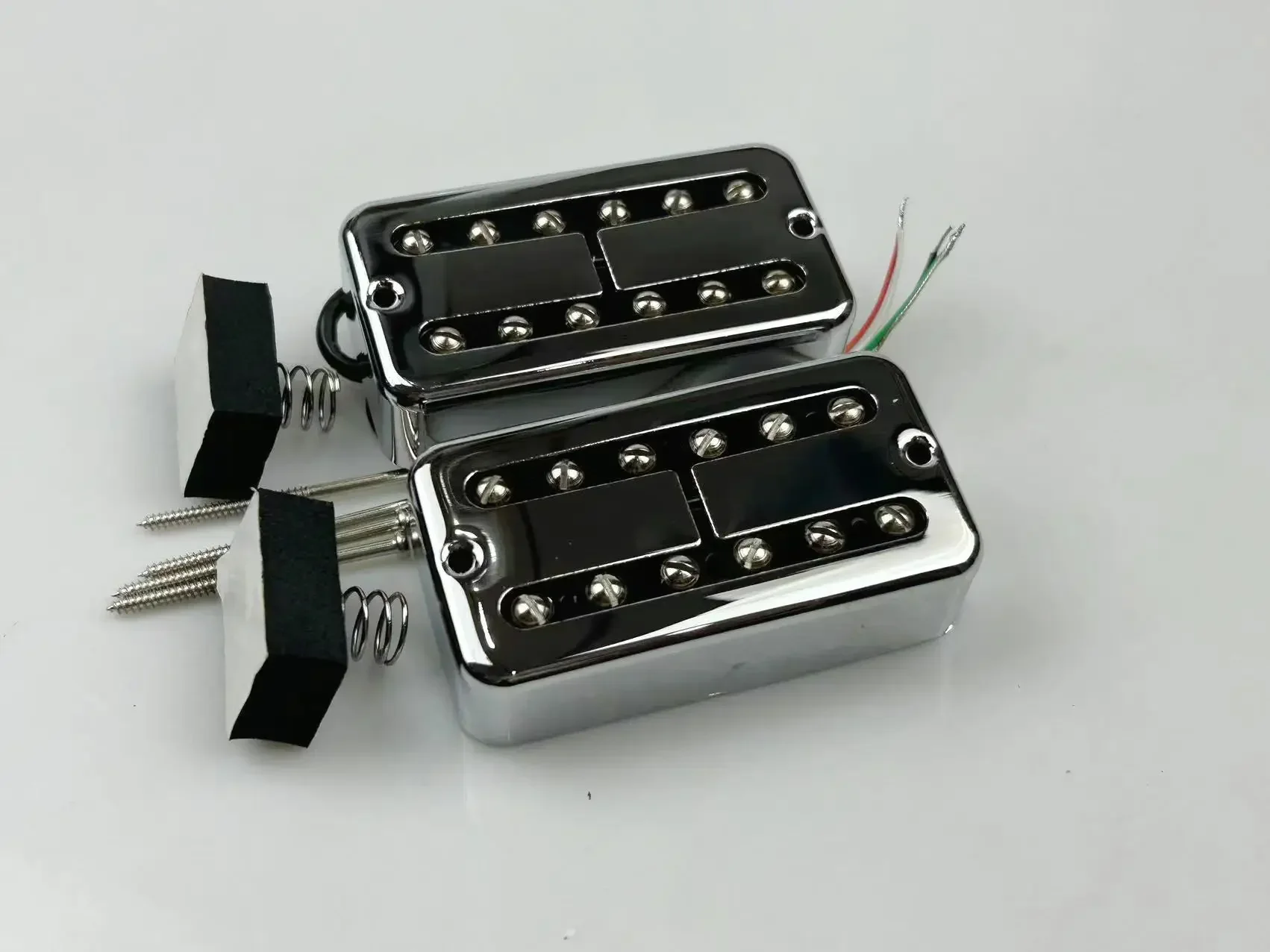 Upgrade Guitar Pickups Vintage FilterTron Style Humbucker Pickups Set Chrome N 7.75k B 8.02k Professional Guitar Parts