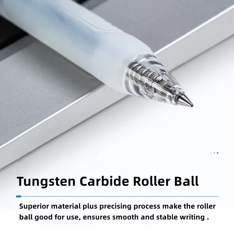 أقلام جل قابلة للسحب من ديلي 0.5 ملم مع عبوات 5 قطع/مجموعة أقلام ذات طرف رصاصة باللون الأسود والأزرق للكتابة واللوازم المدرسية المكتبية والمدرسية