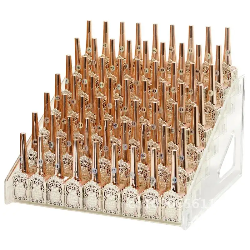 Neue Multi-Schichten Acryl Nagellack Display Organizer UV Gel Regal Schnelle Installation Kosmetische Rack Schmuck Ständer Maniküre Lagerung