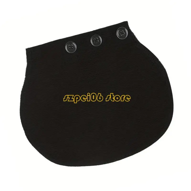 

45BF Expandable Pregnancy Jeans Button Extender 3 Hook Adjuster Soft Stretchy Waistband Bigger for Growing Belly Support