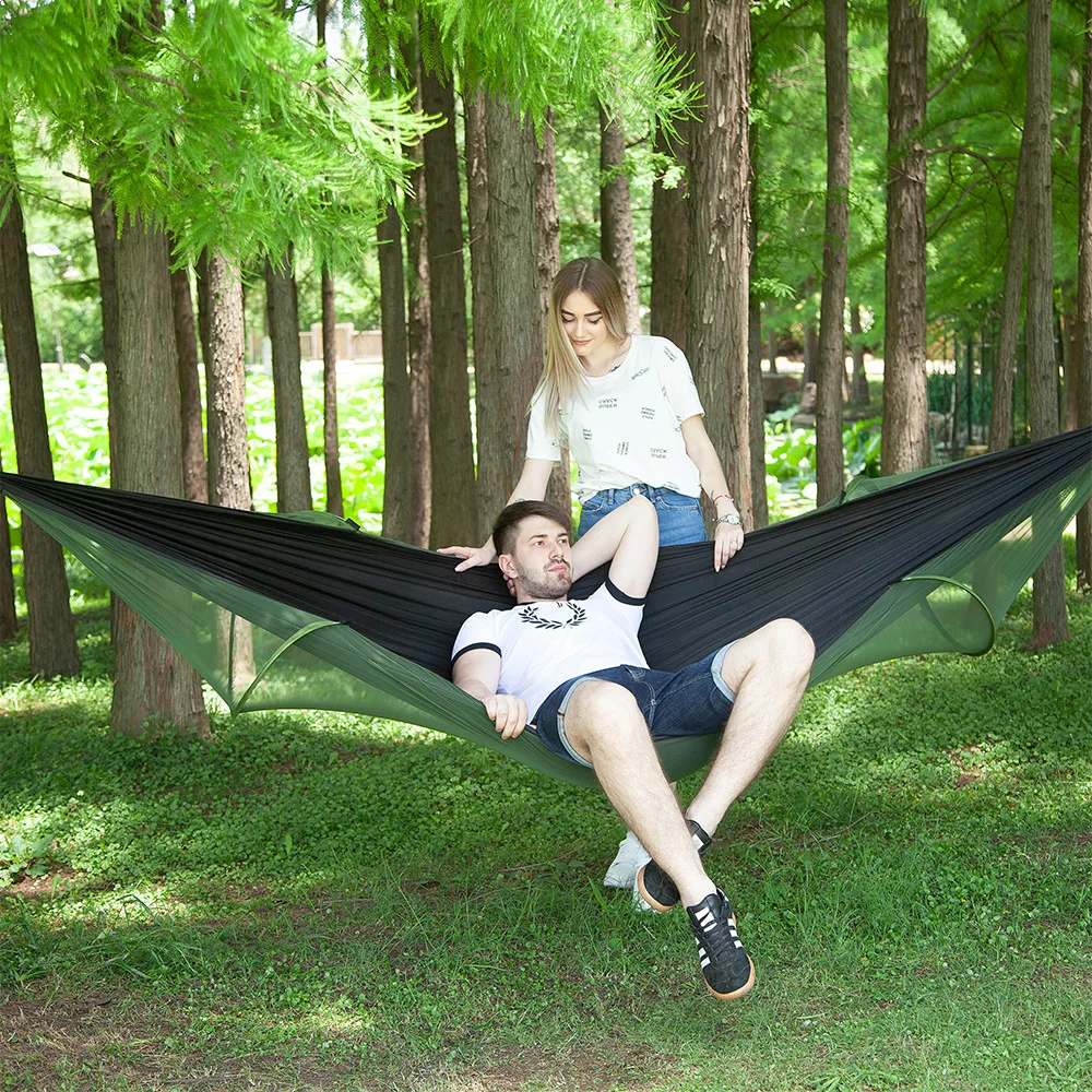 Outdoor Camping Hammock Portable Mosquito Net Camping Hammocks Outdoor Insect Proof Furniture Bed Camp Sleeping Tent Hammock