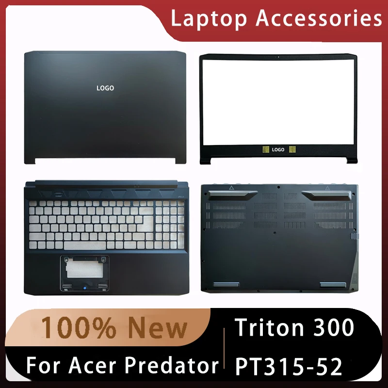 Новинка, аксессуары для ноутбука Acer Predator Triton 300, задняя крышка/Упор для рук/нижняя часть с логотипом темно-синего цвета