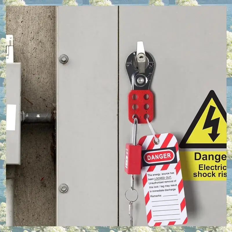 مجموعة Tagout الجديدة للقفل الكهربائي، أدوات قفل المجموعة الكهربائية، قفل الأدوات الصناعية 2 مفتاح لكل قفل لحماية المصنع الآمن