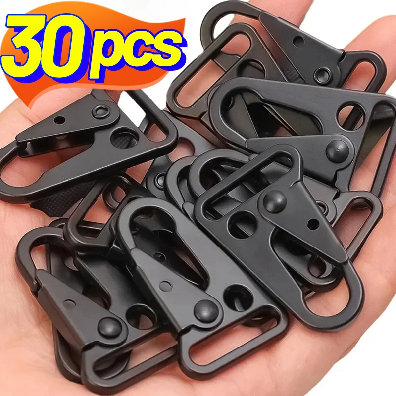 1/30Pcs Enlarged Eagle Mouth Buckle Replacement Hook Belt Carabiner Strap Buckle Carabiner Clips Climbing Aluminum Alloy Tools