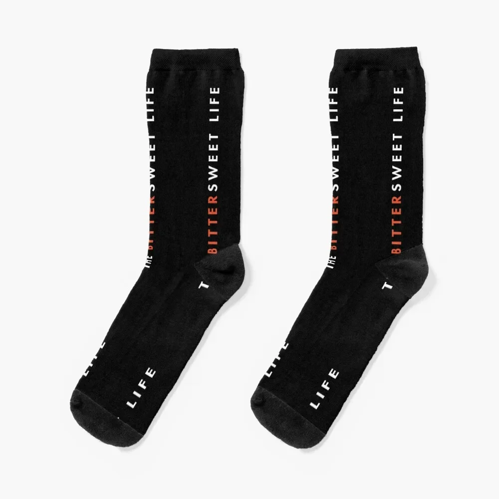 

The Bittersweet Life Podcast Text Logo Socks short new year Woman Socks Men's