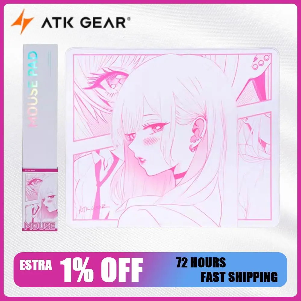 

ATK Nana Mid Smooth Mousepad ATK Dream Neutral Balance Mouse Pad 490x420x4mm SOFT FPS Mousepads PC Gamers Custom Office Gift