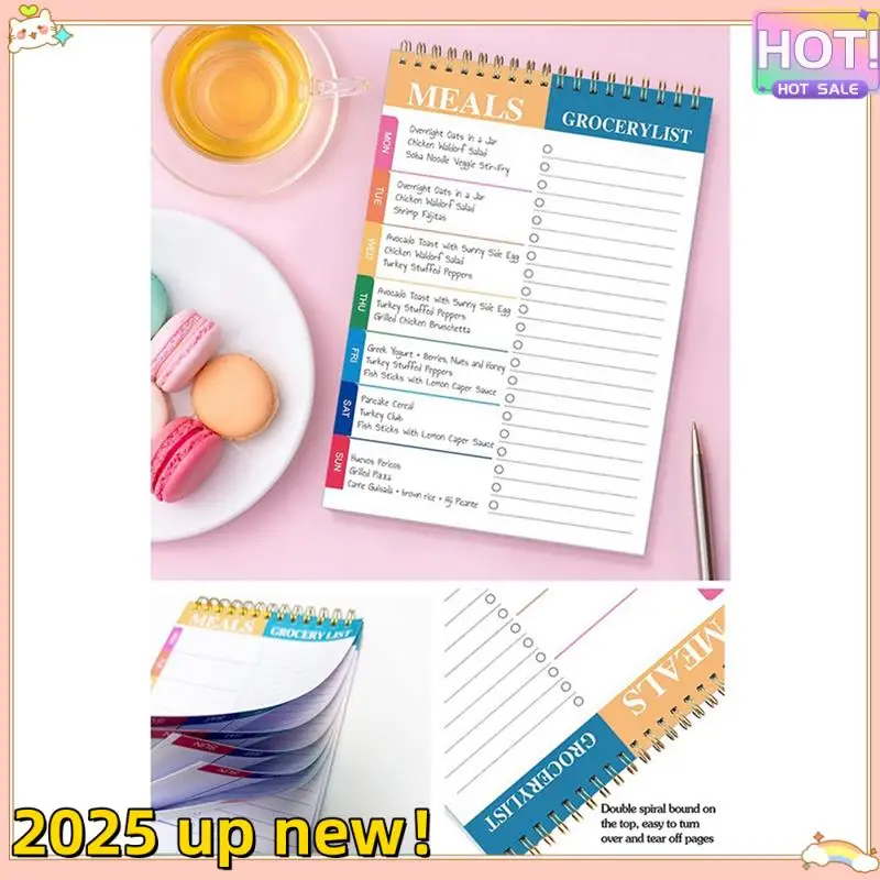 Bloc de notas con lista de tareas, cuaderno planificador como se muestra, planificador semanal de papel, almohadilla de tareas diaria, organizador de notas de productividad, 2 piezas