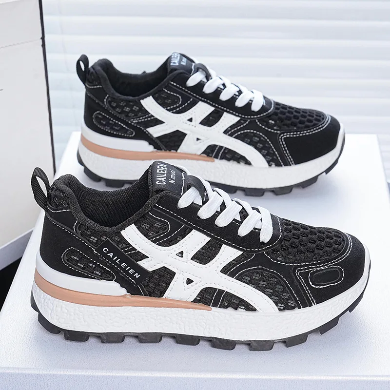 

Women's Breathable Mesh Dad Shoes 2026 Summer Height Increasing Versatile Casual Sports Footwear