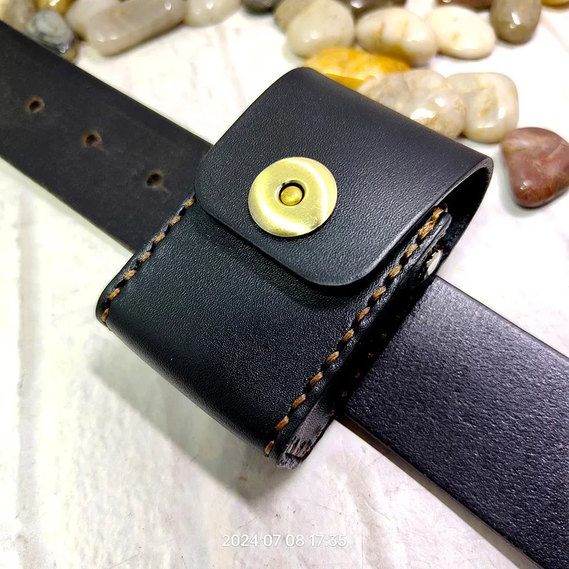 Handmade Customization Lighter Case Holster Leather Sheath Waist Bag Belt Pack PD