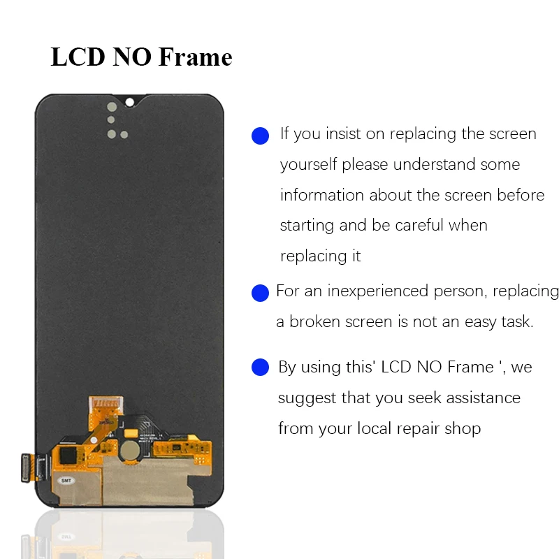 OPPO Reno Z LCD 디스플레이 PCDM10,CPH1979 LCD 터치 스크린 디지타이저 어셈블리 교체