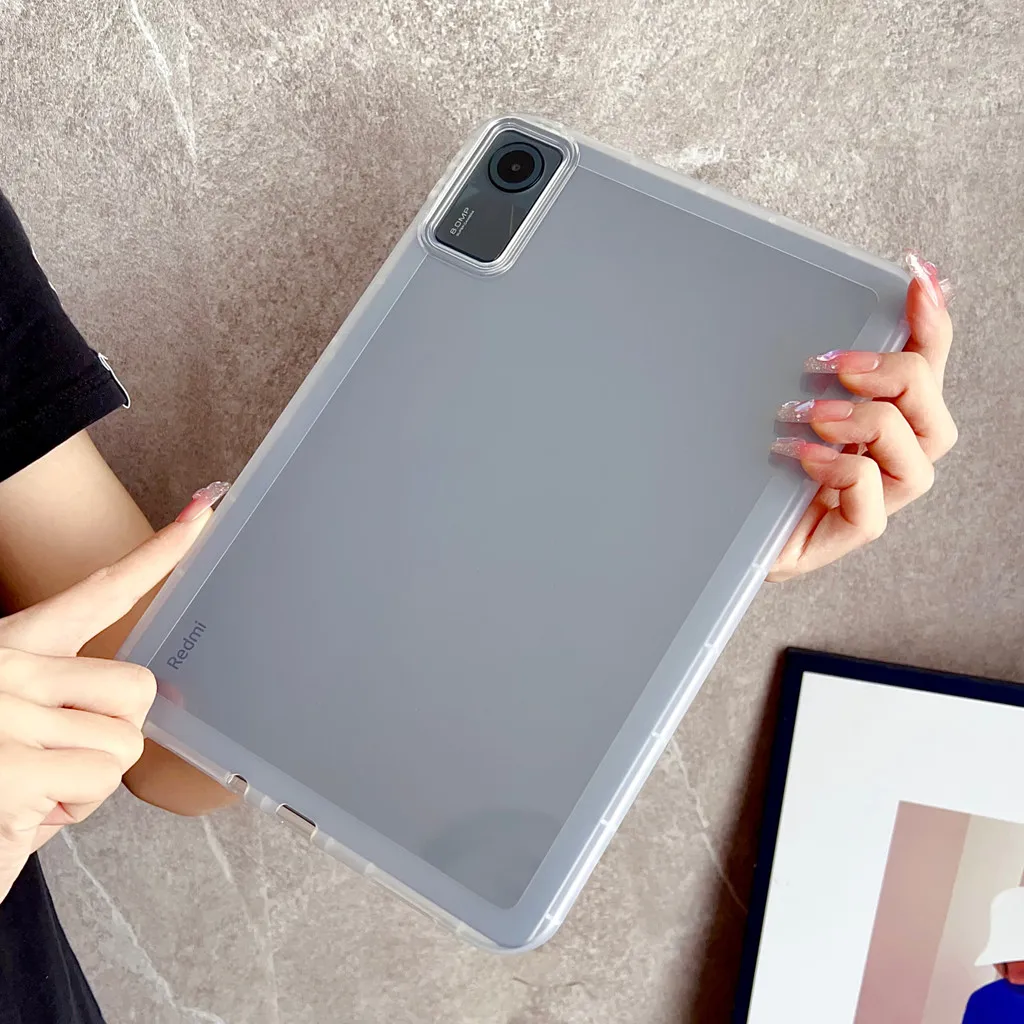 

Силиконовый чехол для Redmi Pad 2 11 дюймов 2025 SE 11 Xiaomi Pad 7 7Pro 11.2 Pad 6 5 Pro Противоударная прозрачная мягкая задняя крышка из ТПУ