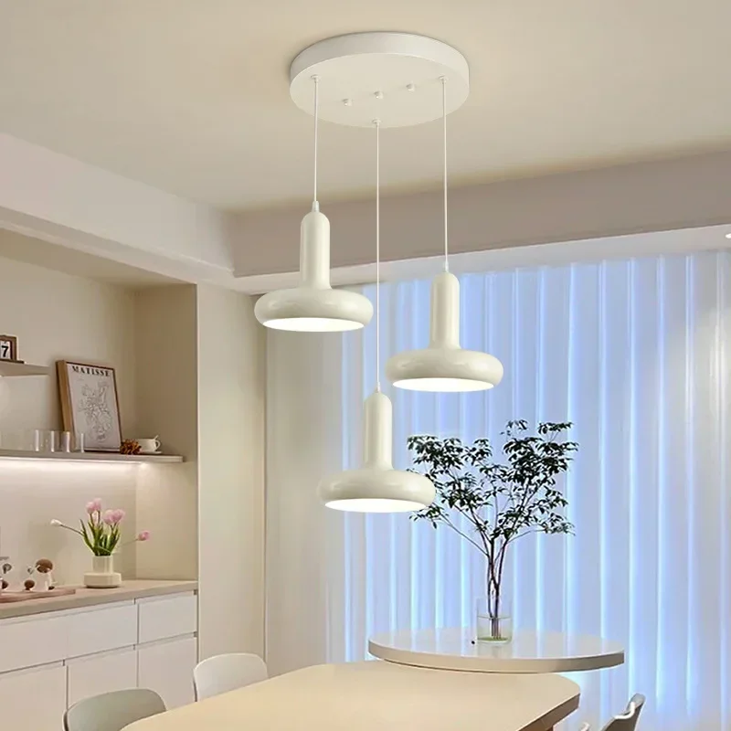 Simple Modern Cream Style LED Creates A Warm and Comfortable Bedroom Bedside Study Balcony Personalized Creative Chandelier