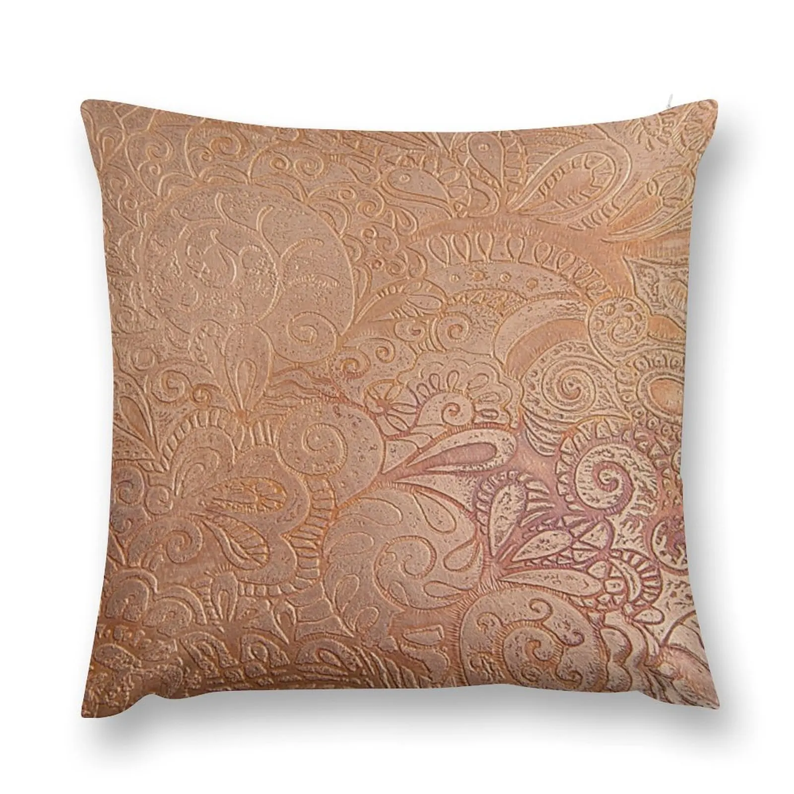 

Floral copper Throw Pillow Cushions For Children New year Pillowcase Luxury Sofa Cushions pillow