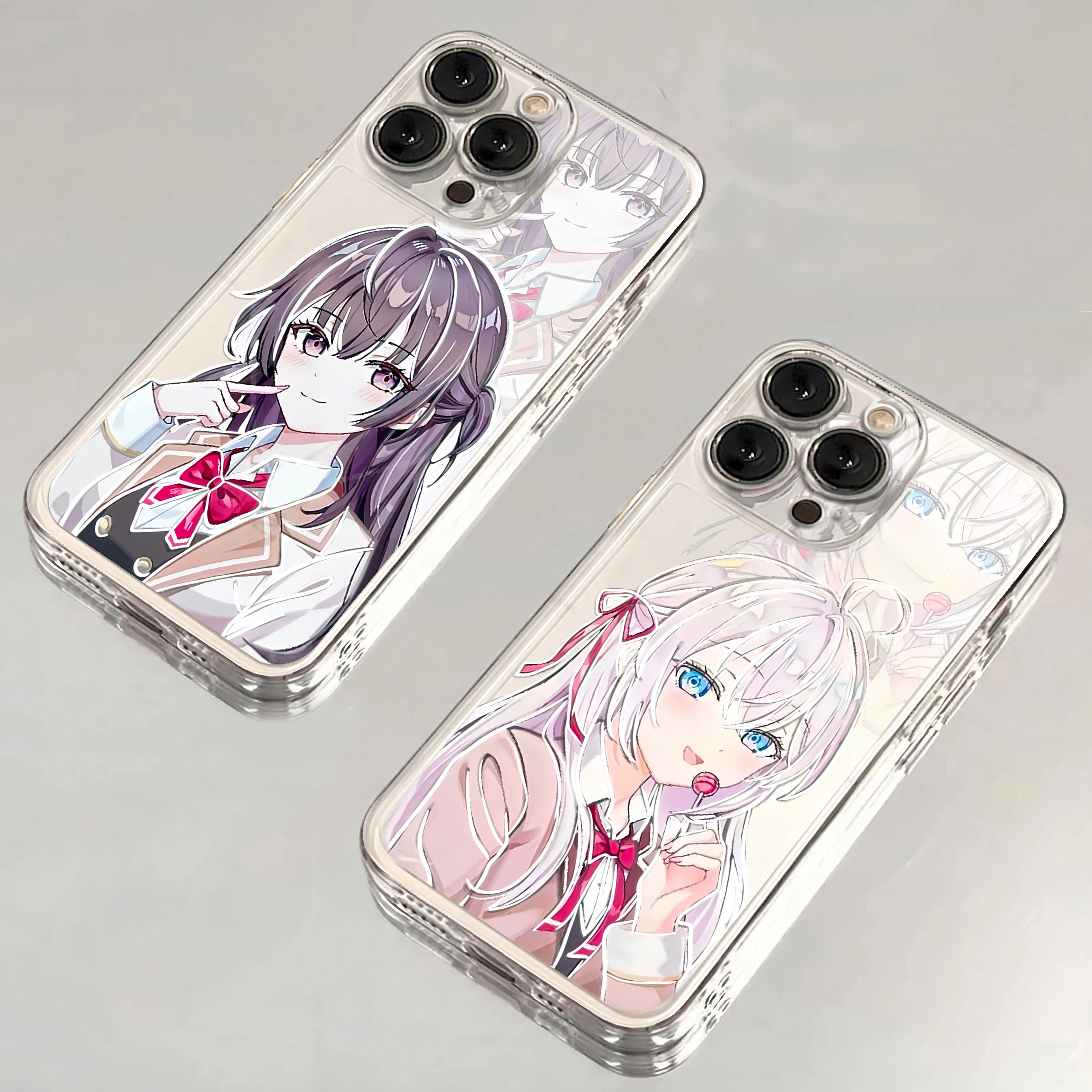 Kawaii Anime Girl Alya Phone Case For iPhone 16 15 14 13 12 11 Mini Pro Max X XR XSMax 7 8 Plus SE20 Transparent Cover