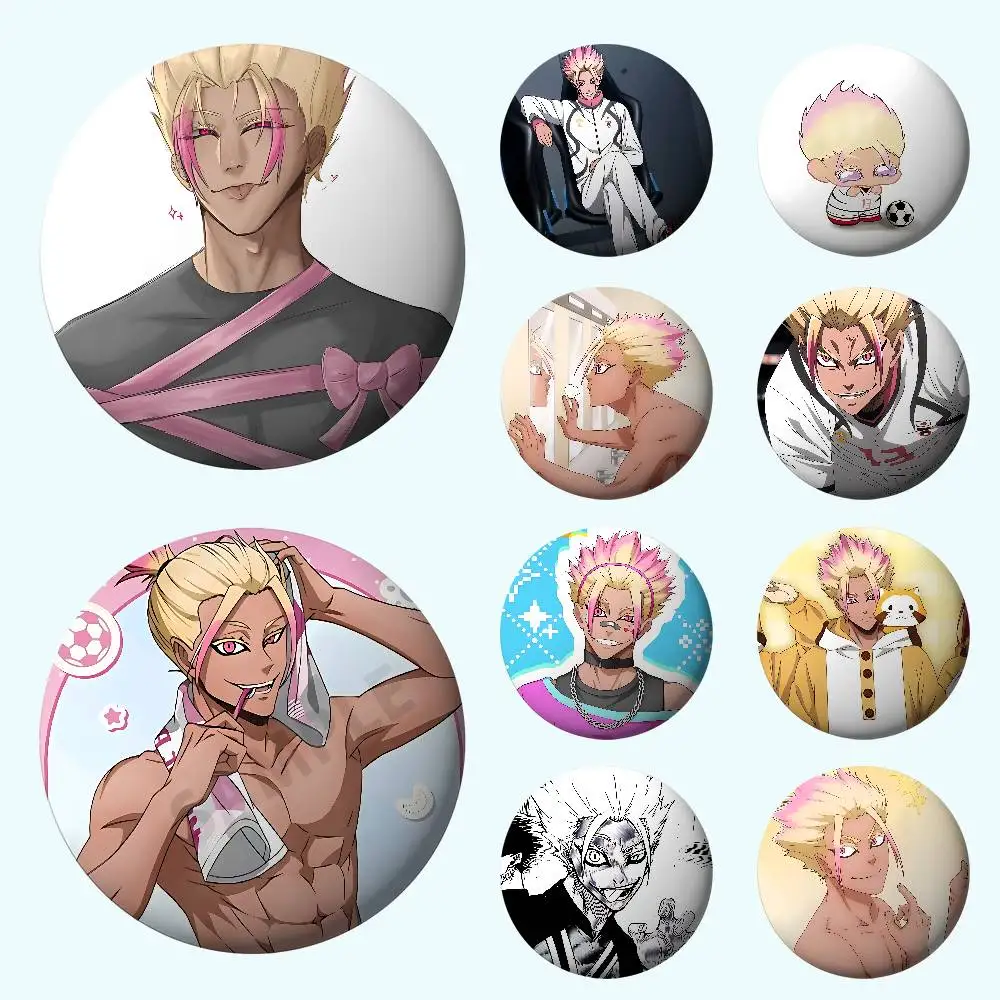 Anime R-Ryusei Shidou-S Badges Tinplate Soft Button Pin Brooch Metal Badge Custom Jewelry Accessories Hat Bag Lapel