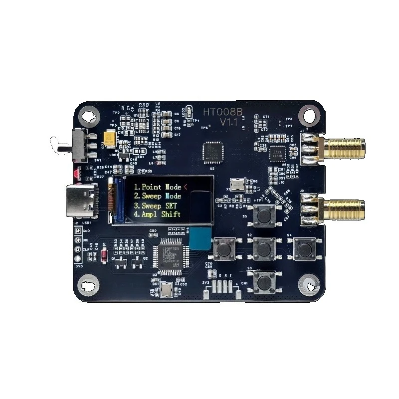 For 008B RF signal source generator, frequency 50MHz-6400MHz serial port control MAX2871 2870
