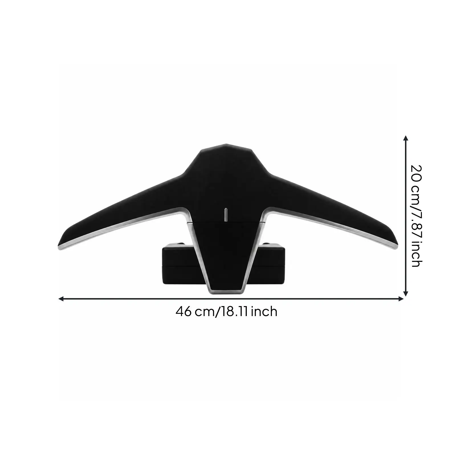 Foldable Hanger for Car Seat Back Headrest Mounted Clothes Rack Lightweight ABS Coat Holder for Trips
