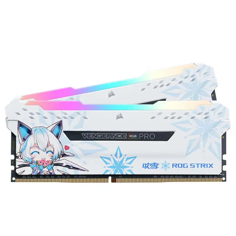 

Новый Corsair Vengeance ROG STRIX RGB PRO Ram DDR4 288pin 8Gx2 3600 МГц 16Gx2 3600 МГц память для настольного компьютера