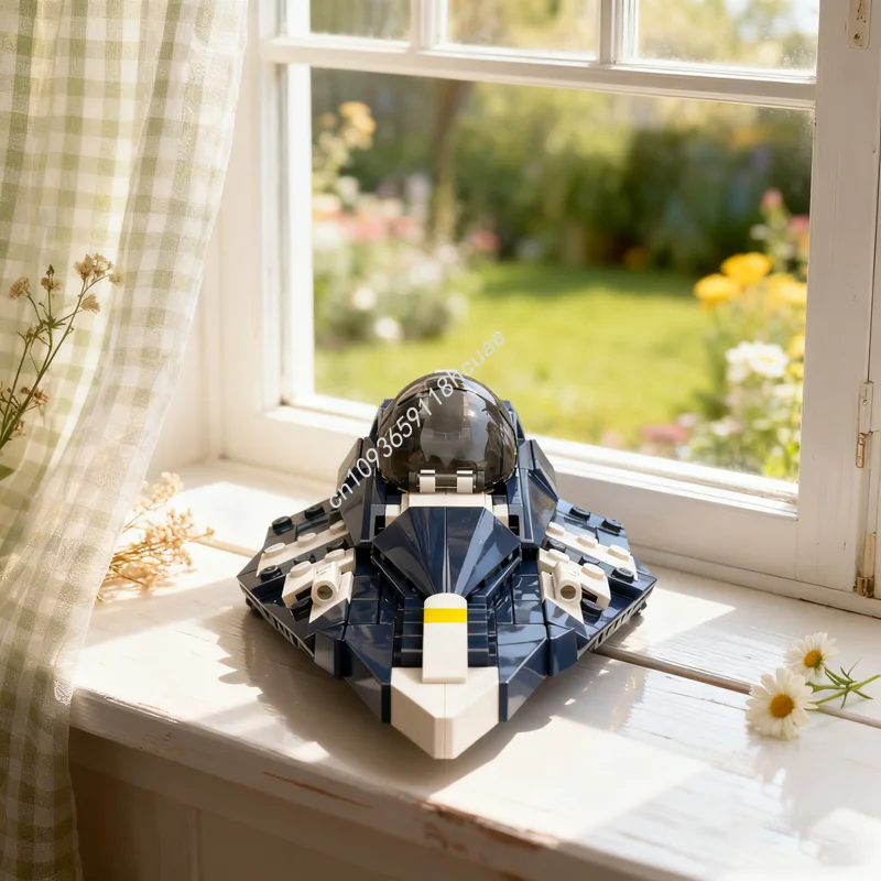 206 stücke MOC Plo Koon S Delta 7 Starfighter RotS Star Battle Spielzeug Modell Bausteine Architektur Weihnachten Geschenke Bildung