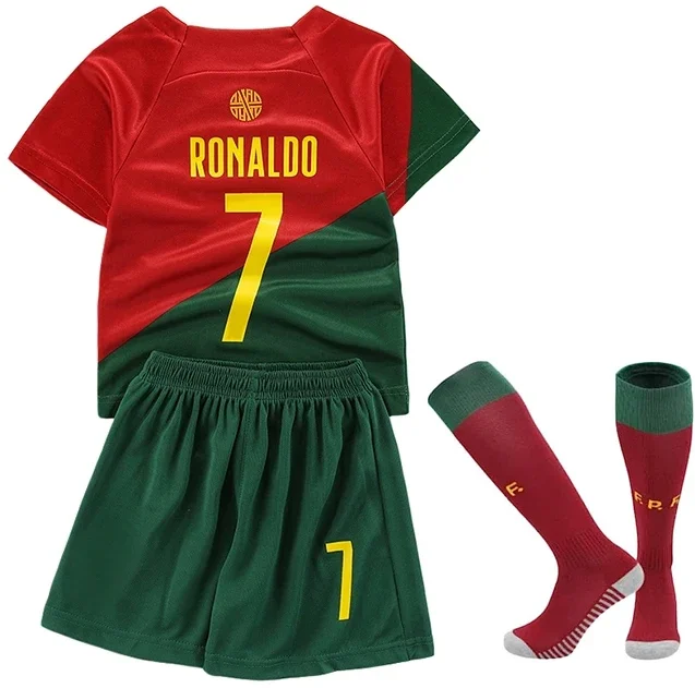 Wholesale Kids Soccer Jersey Sets For Boys And Women Kindergarten Elementary School Students Short Sleeve Jersey