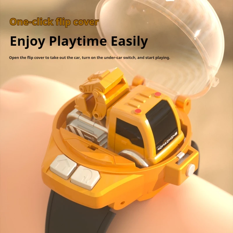 

Watch Remote Control Engineering Truck Mini Excavator Alloy 2.4G Rechargeable Electric Kids Toy Boys Birthday Gift