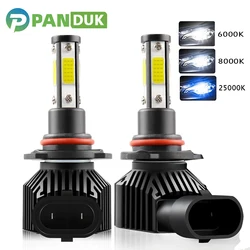 PANDUK 2pcs 360 Degree LED 140000LM H7 H11 LED Bulb H1 H3 H4 H8 H9 9005 HB3 9006 HB4 Auto Car Headlight 6000K Fog Light 12V