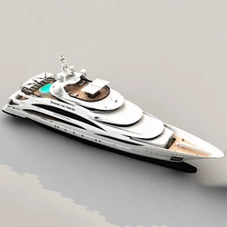 RC Cruise Model Large Luxury Yacht Model Static and Remote Control Optional Electric Toys Can Be Customized