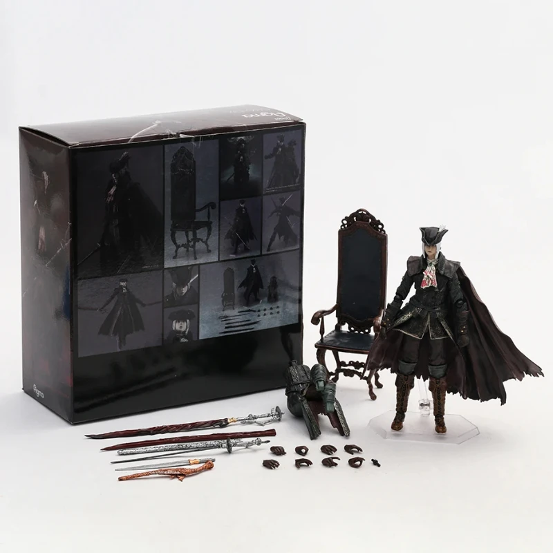 

15cm Figma 536 Bloodborne Lady Maria DX Version Joints Moveable Action Figure Toy Desktop Model Ornaments Kid Birthday Gift
