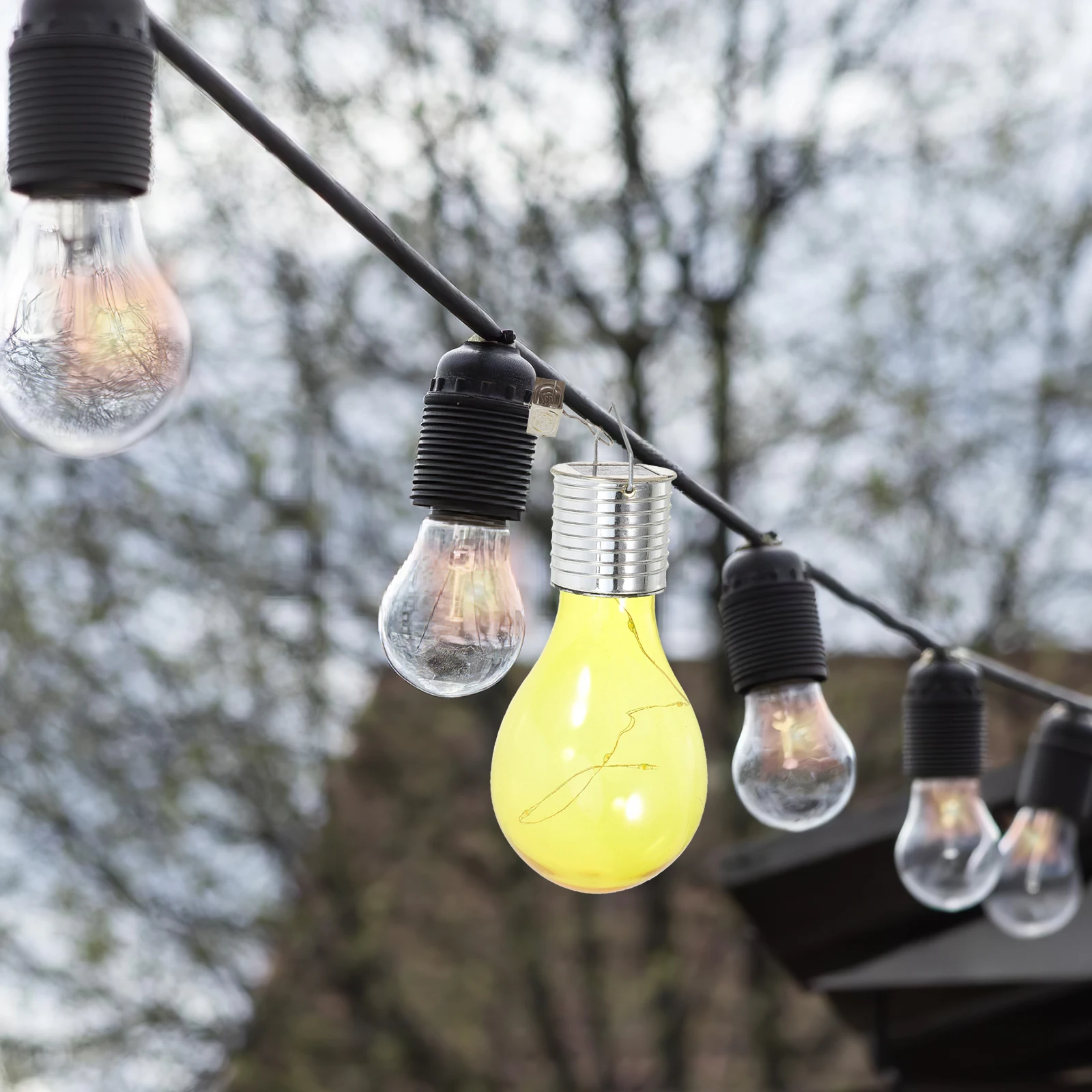 

Water Proof Solar Light Bulb Outdoor Decorative Lights Rechargeable Camping Lamp