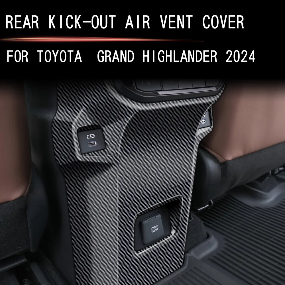 Suitable for 24 Toyota TOYOTA GRAND HIGHLANDER rear kick vent Highlander modification