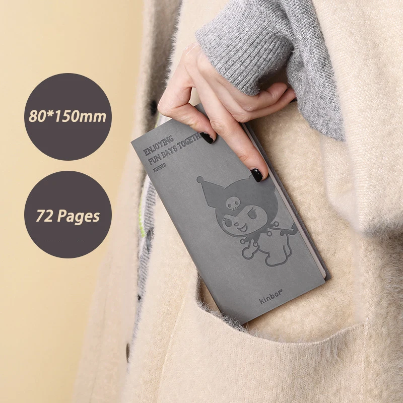 Cartoon My Melody Pompompurina7 Pocket Book Cute Cartoon Cinnamoroll80X150Mm Square Portable Notebook Portable Account Book