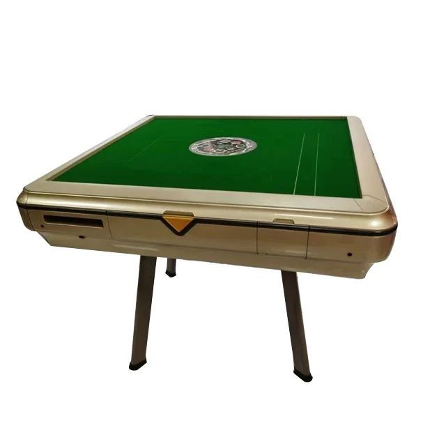 

Automatic Mahjong Table Metal Folding Mahjong Table with wheels Silent Automatic Mahjong Table