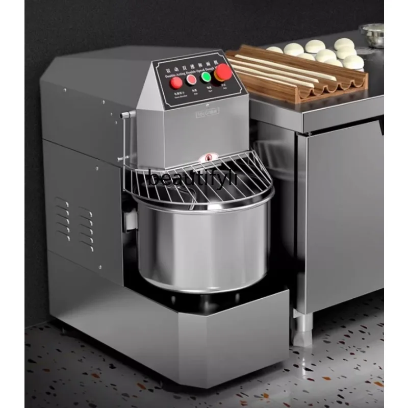 

Commercial Dough Mixer 25kg Dual-Speed Dual-Action Multi-Function Kneading Mixer Chef Machine