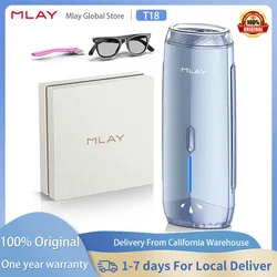 Mlay-dispositivo de depilación con refrigeración por hielo T18, depiladora láser IPL para uso doméstico, indolora para todo el cuerpo, mujeres y hombres
