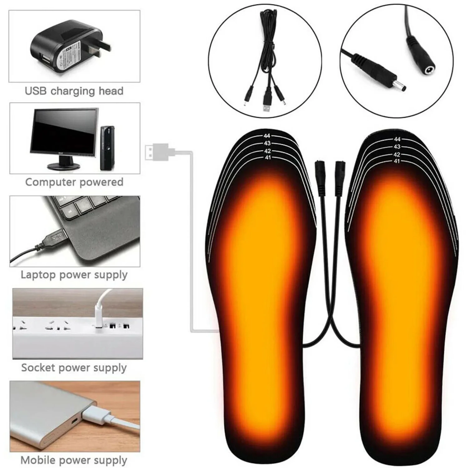 Stay cozy all winter long with the ultimate USB heated shoe insoles - these unbeatable guaranteed insoles offer unmatched winter