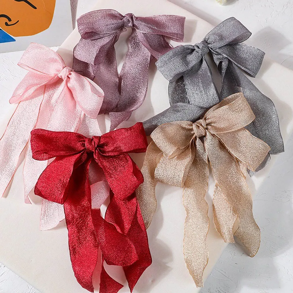 Fishtail Ribbon 10 Yards Chiffon Ribbons Fishtail Yarn Ribbon Fantasy Glossy Ribbon For Gift Wrapping Shoelace Decorations