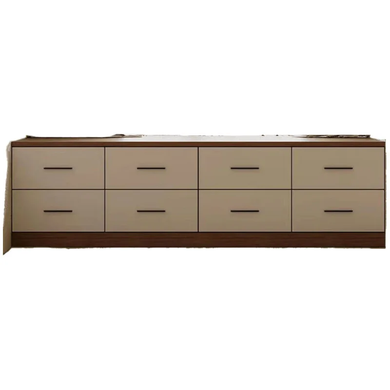 Solid wood bay window drawer chest  tatami window sill cabinet