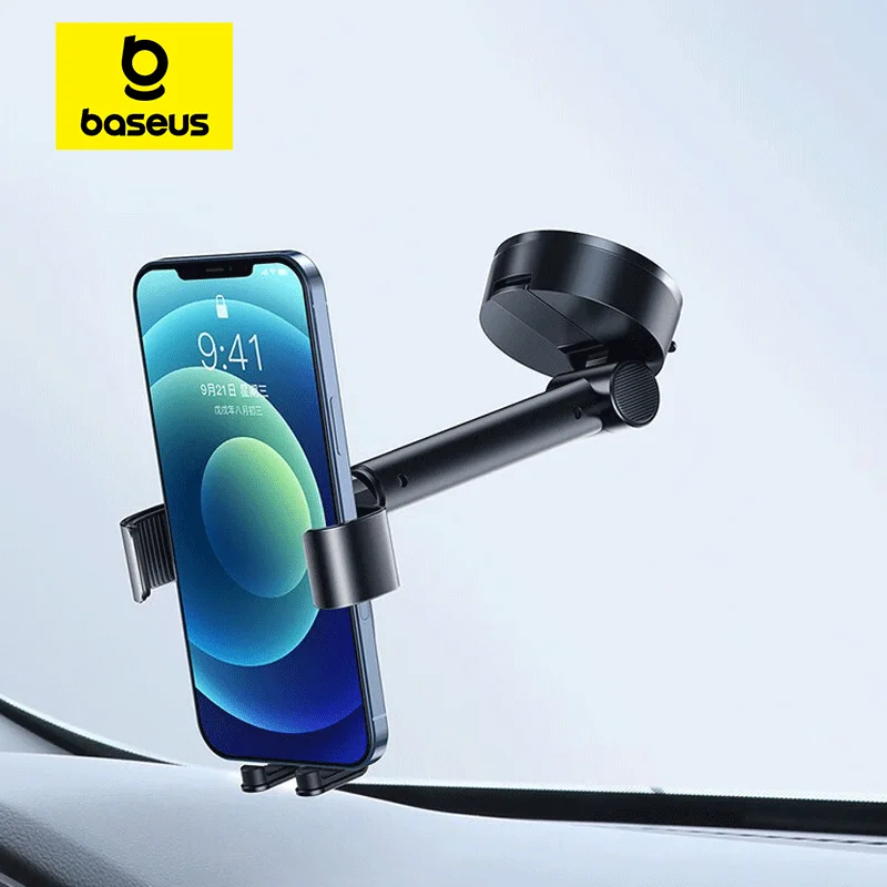 Baseus Car Phone Holder Air Vent Windshield Mount for Mobile Phone Holder Stand for iPhone Cell Phone Support Samsung Xiaomi