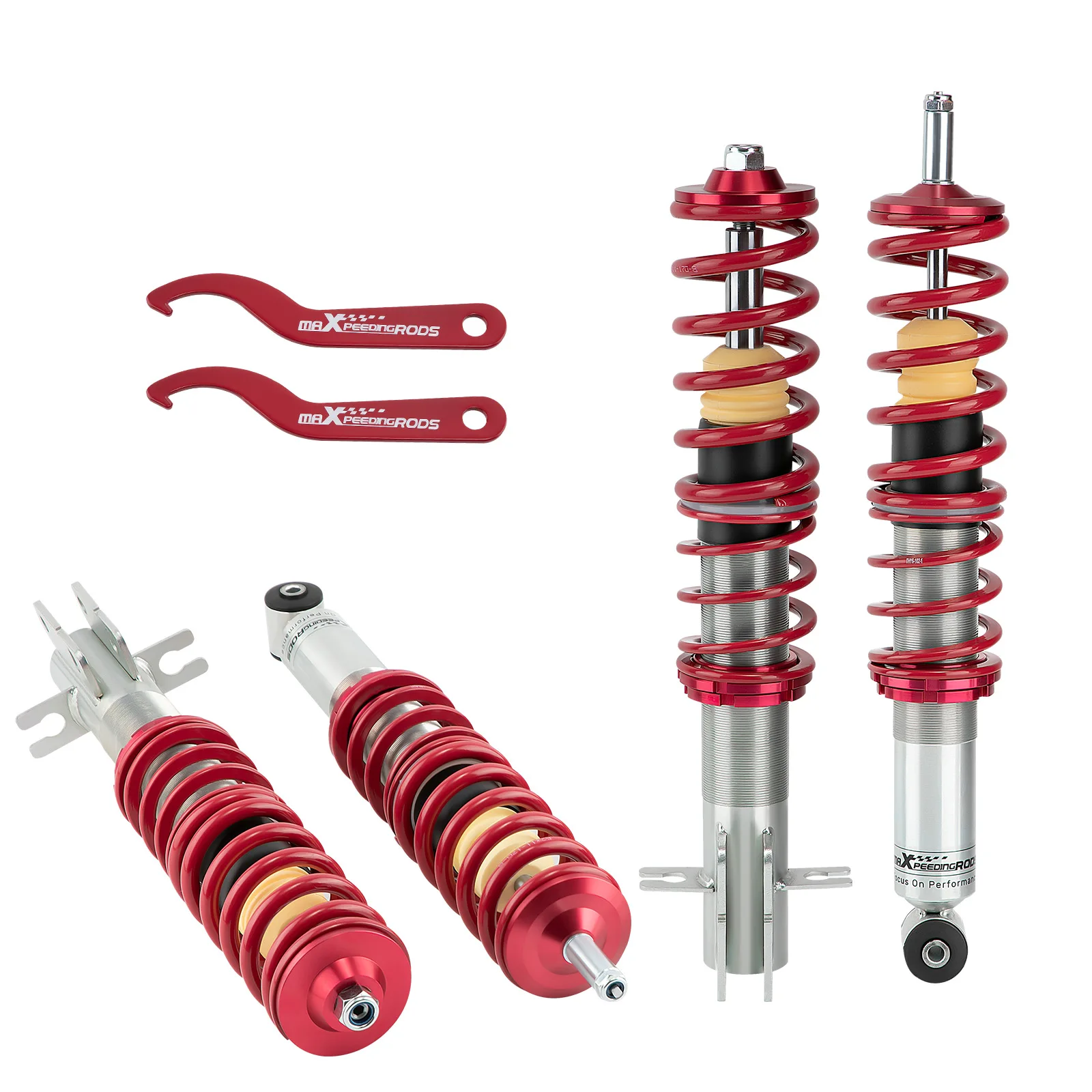 

Комплект койлов Coilover для VW Mk2 Golf Mk1, понижение подвески, амортизатор, койловеры, регулировка высоты