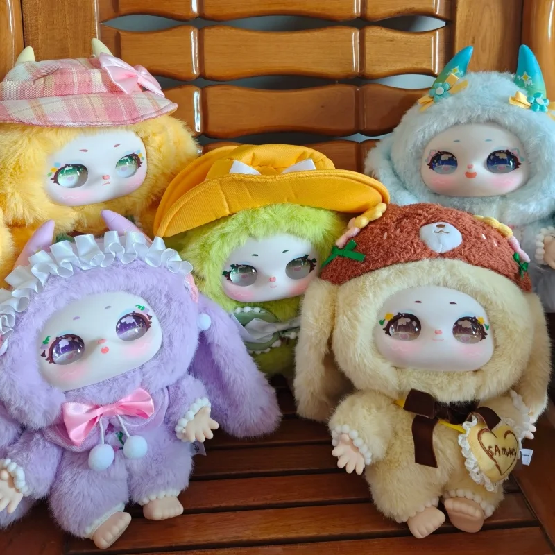 

Genuine 400% Samael Misty Garden Series Blind Box Kawaii Vinyl Face Plush Doll Bedroom Decor Model Trendy Kids Gift Toy