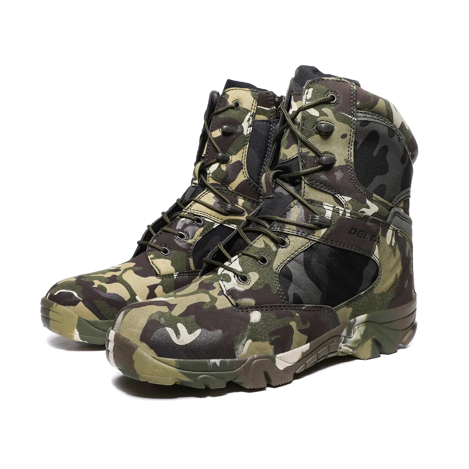 Men Tactical Boots Hiking Shoes Combat Size 39-47 Non-slip Wear-resistant Comfortable Shoes 2024 Men Boots