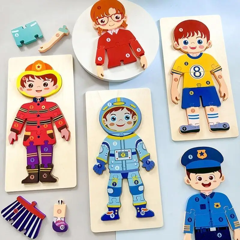 F62d Kids مضحكة خشبية مهنية في اللغز التدريب على اللعبة التفاعلية المحمولة