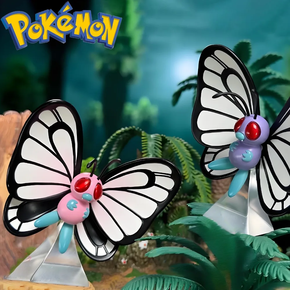 6.5cm/2.56in Anime Pokemon Figure Butterfree Action Figures Pvc Collection Model Toys for Children Gifts