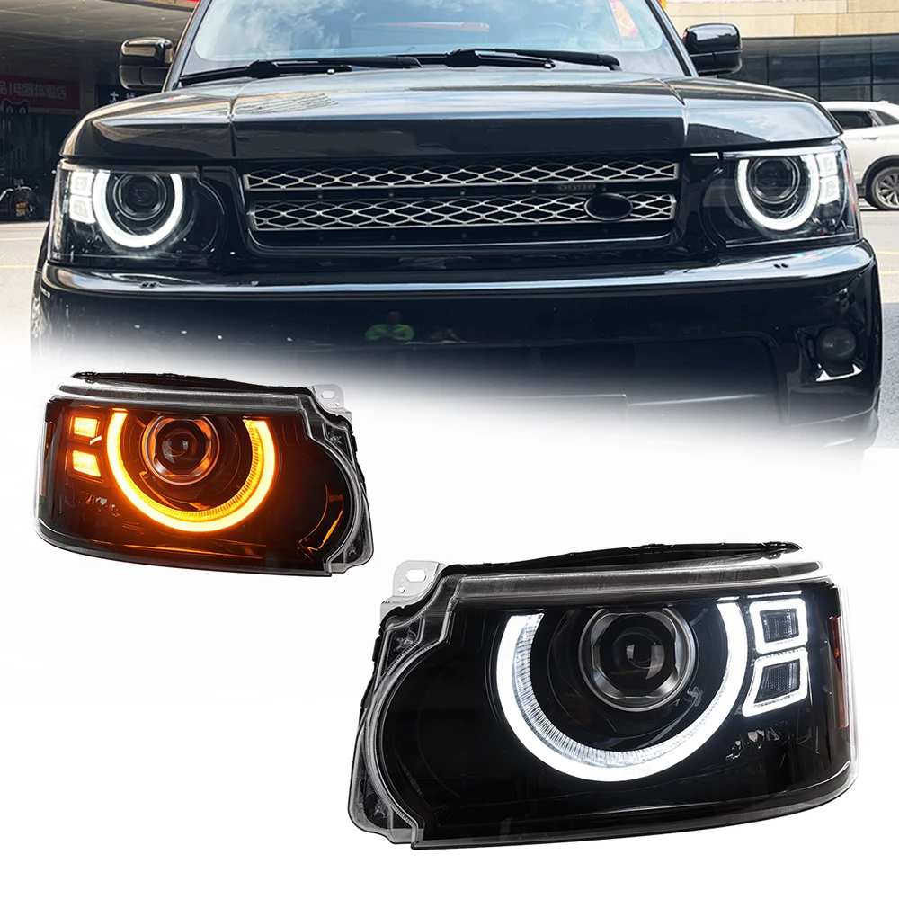

LED HeadLights for Range Rover sport 05-13 new style full led DRL Car head lamp Assembly Signal Auto Accessories Modified Lamp