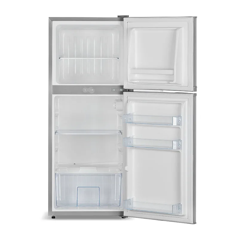 Home Use 125L Mini Fridge Double Door Upright Refrigerator Combined Freezer and Refrigerators