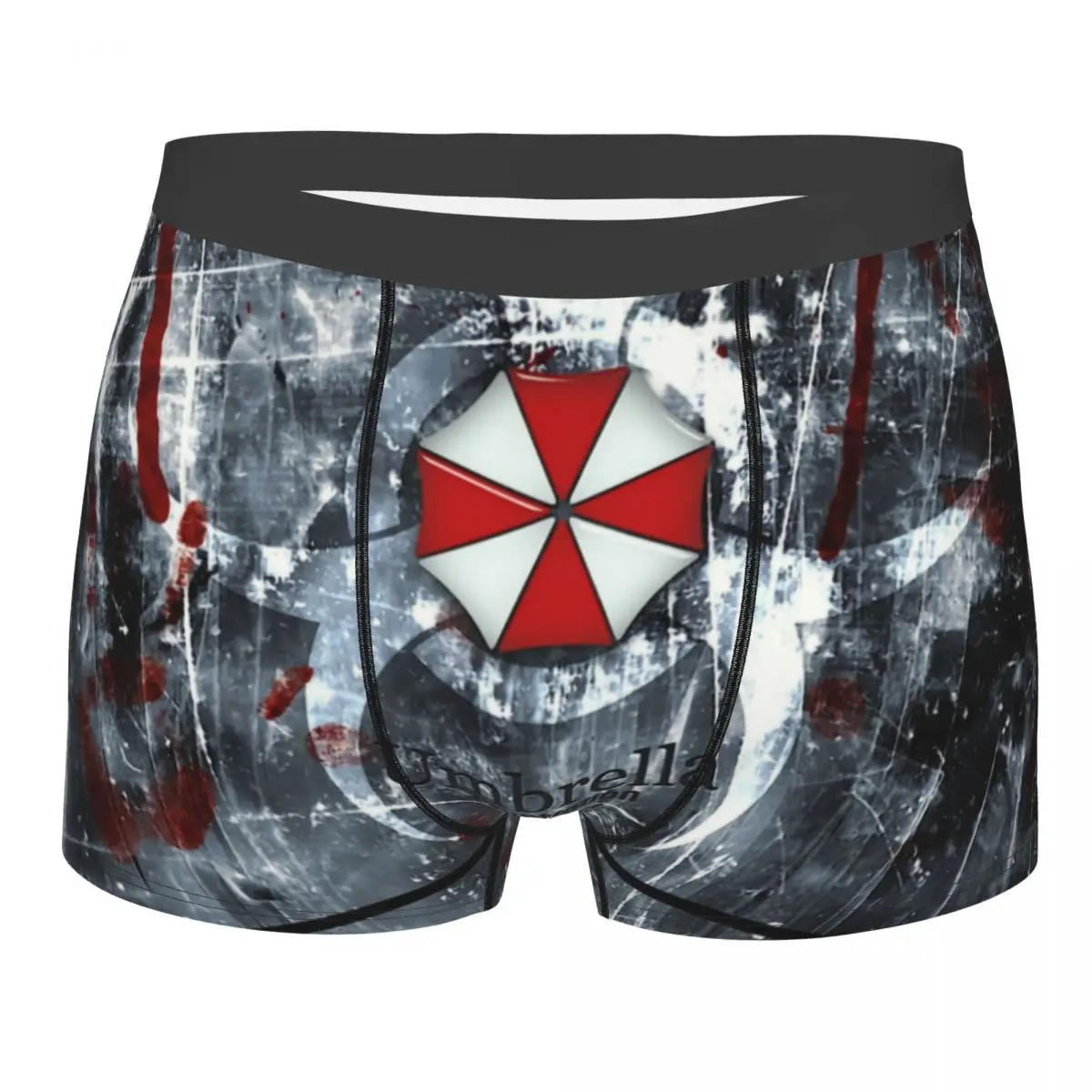 Umbrella Corporation Corp Underwear Men Printed Customized Video Game Cosplay Boxer Briefs Shorts Panties Soft Underpants