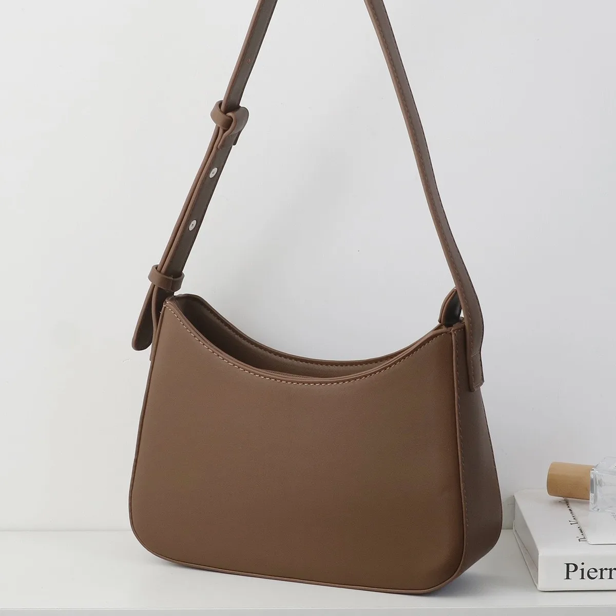 

Faionable женская сумка из искусственной кожи, сумка Sli Ci Simple Sle с внутренней застежкой-молнией, квадратная сумка через плечо среднего размера